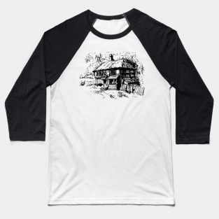 Country Cottage Baseball T-Shirt